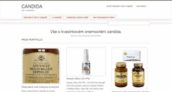 Desktop Screenshot of candida.cz