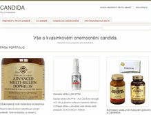 Tablet Screenshot of candida.cz