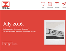 Tablet Screenshot of candida.com.au